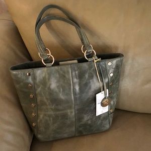 Tommy Bahama El Roble Green Tote/New